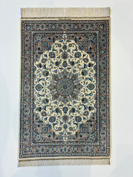 【千葉店】カシャーンシルク ファッラー工房 90cm x 58cm PS12627