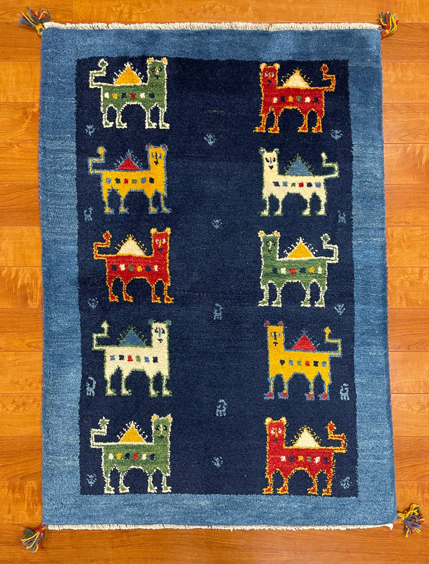 【オンライン限定】ギャッベ 122cm x 85cm RJ12774