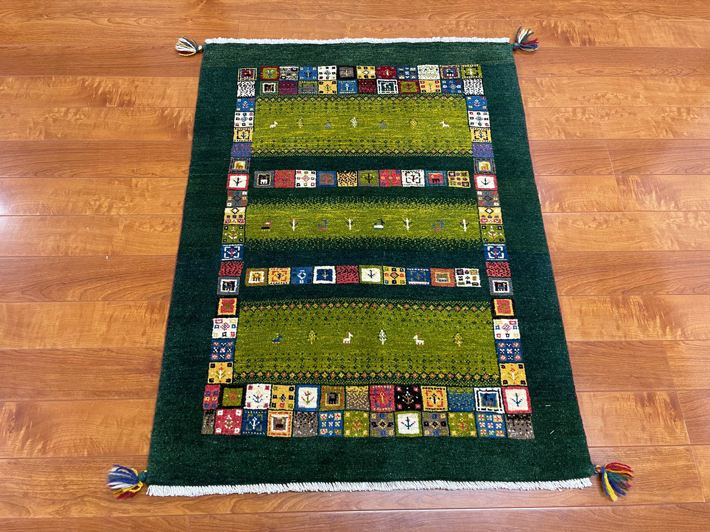 【オンライン限定】カシュクリギャッベ 108cm x 82cm RD12426
