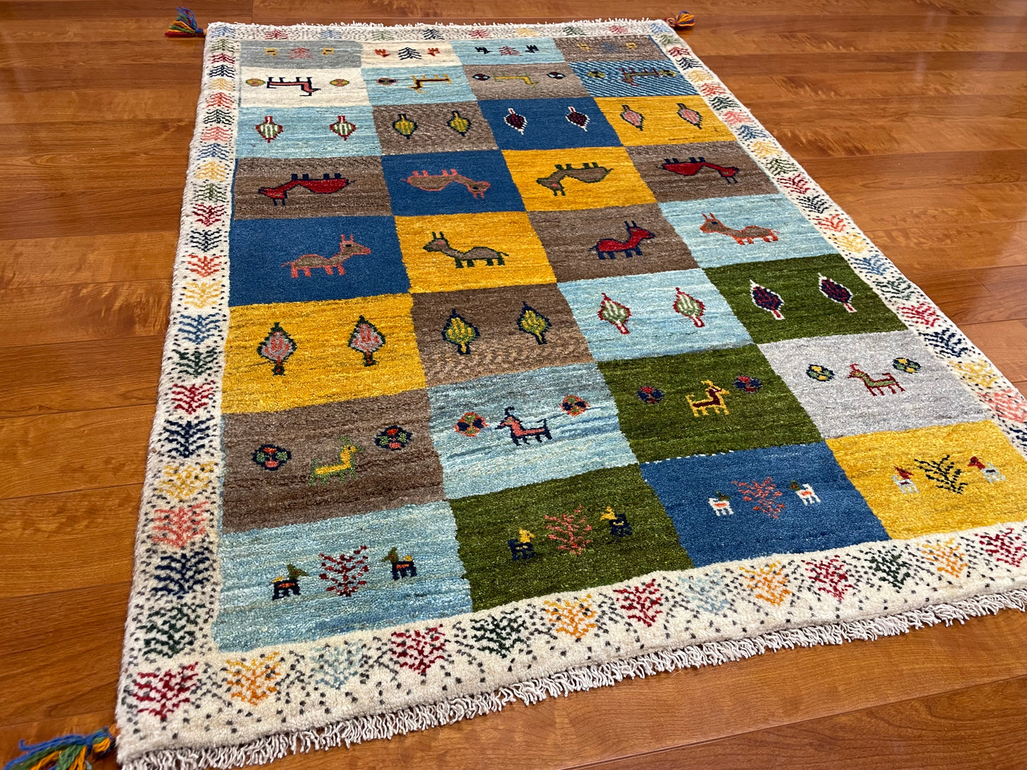 【オンライン限定】ギャッベ アマレバフト 130cm x 87cm RJ8732