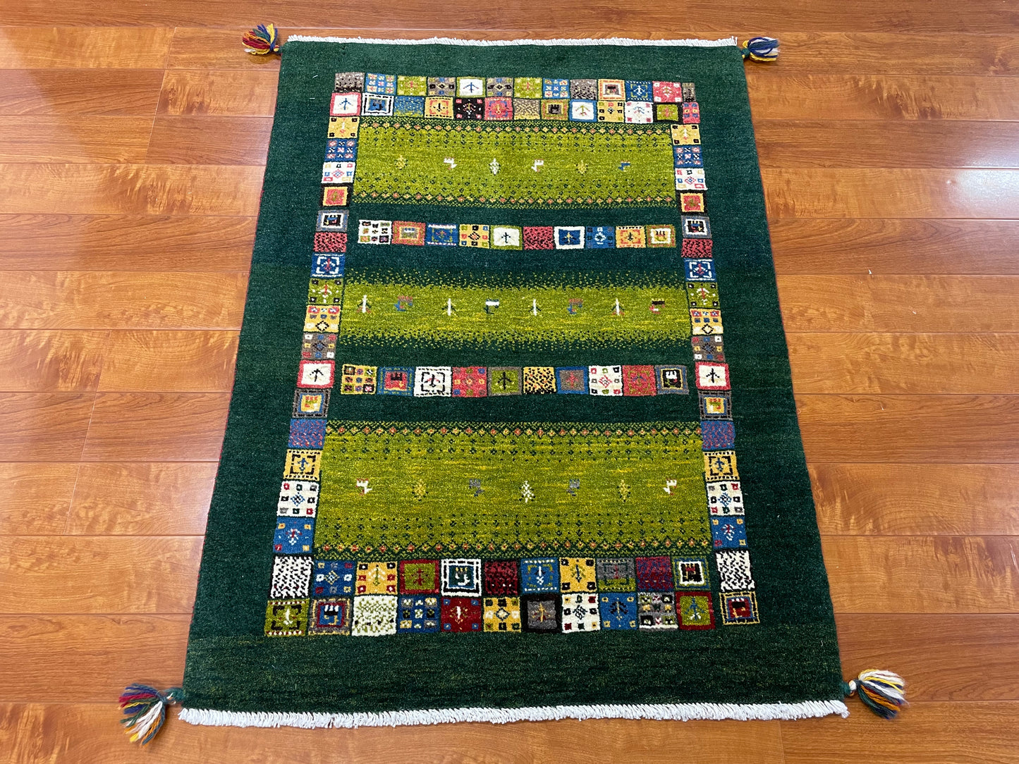 【オンライン限定】カシュクリギャッベ 108cm x 82cm RD12426