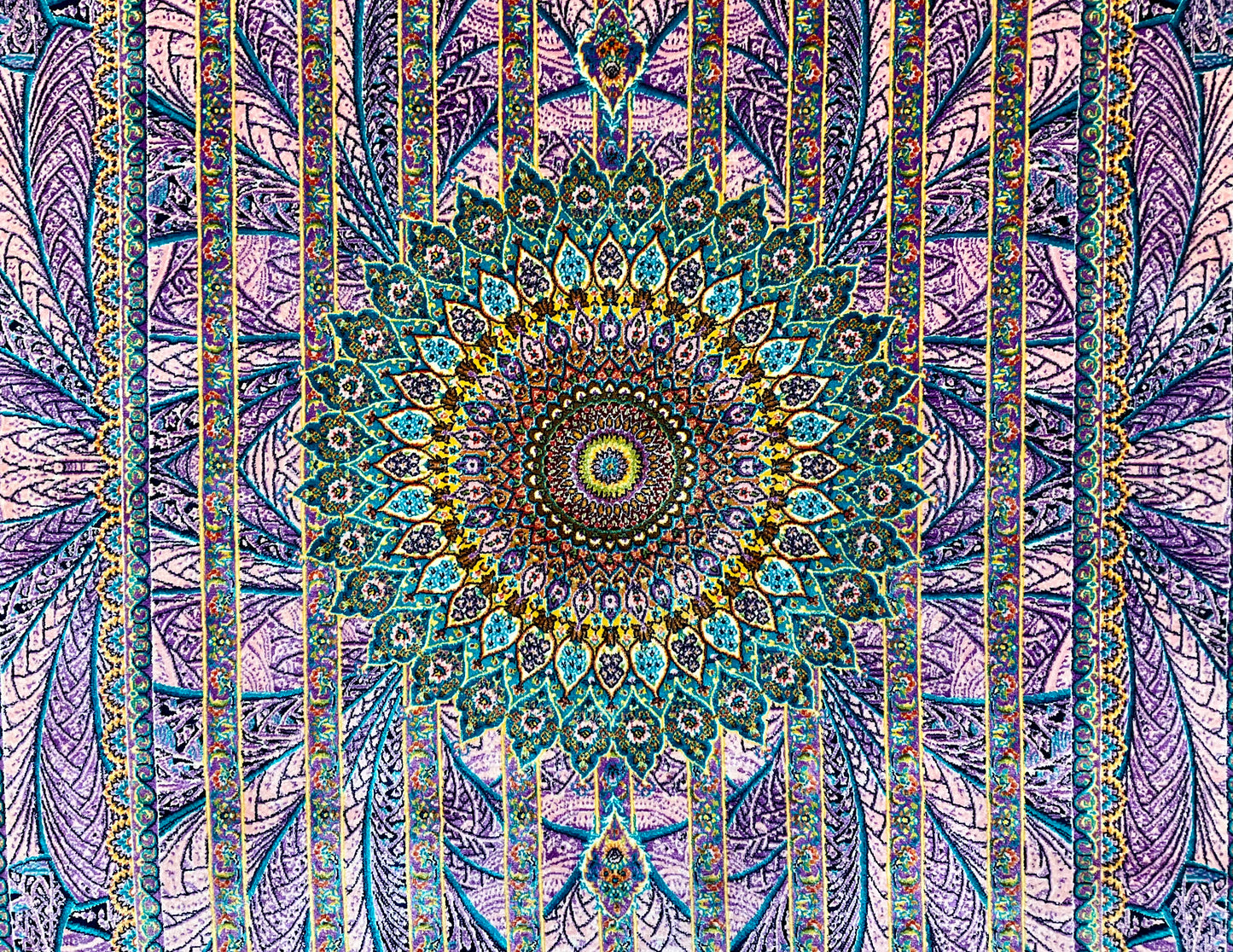 ペルシャンシルク 120cm x 80cm PS10988