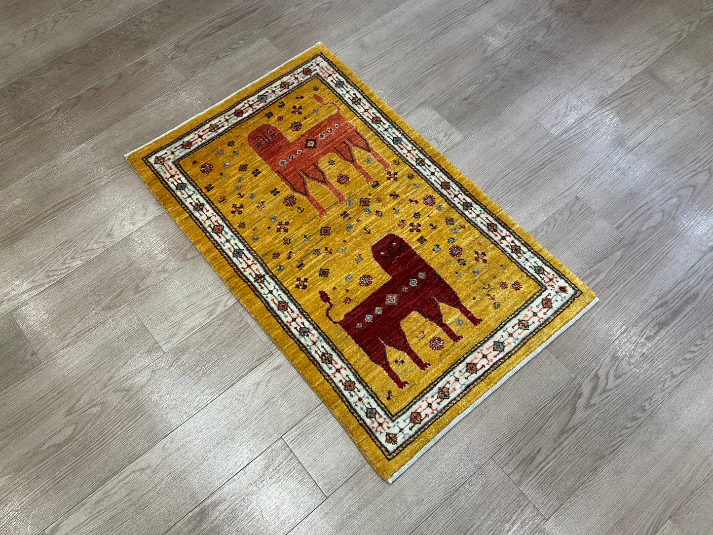 カシュクリギャッベ 100cm x62cm RJ16090