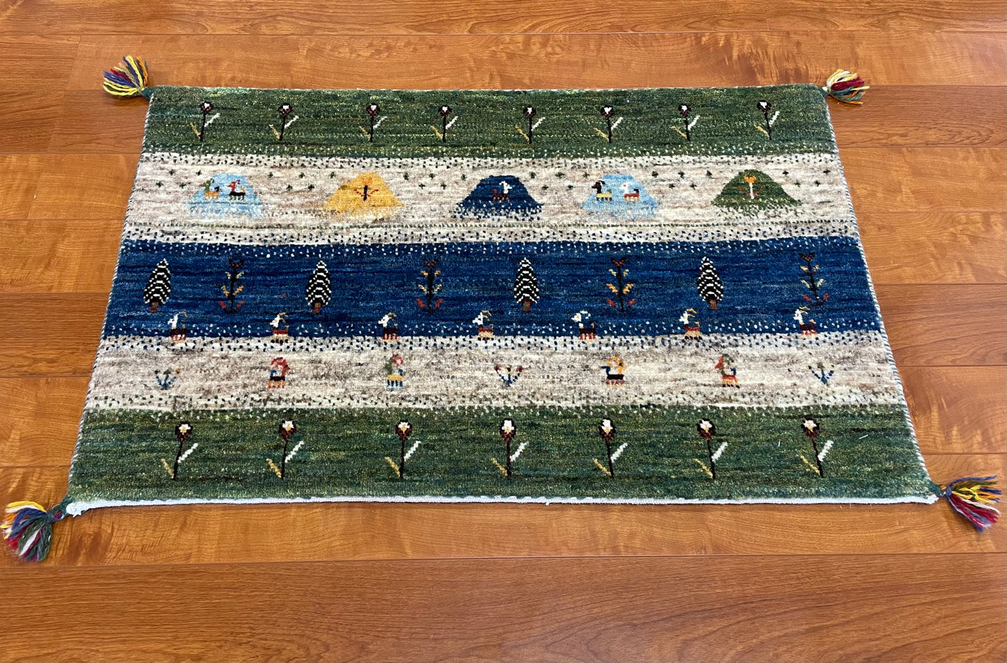 【オンライン限定】カシュクリギャッベ 54cm x 85cm RD13609