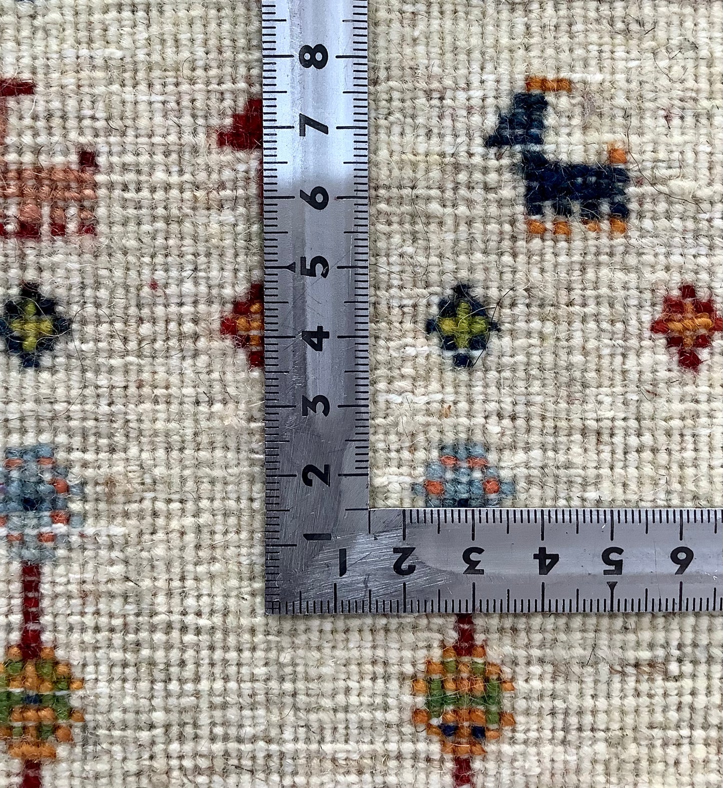 【オンライン限定】カシュクリギャッベ 102cm x 63cm RJ8410