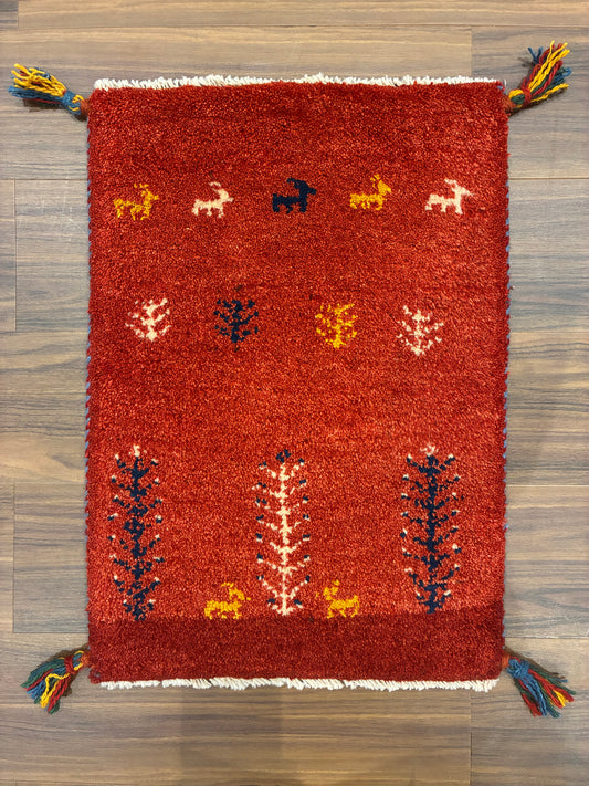 【千葉店】ギャッベ 58cm x 41cm NN20474
