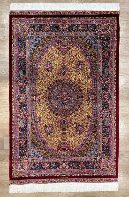 クム モハンマディ工房 207cm x 135cm NT15027