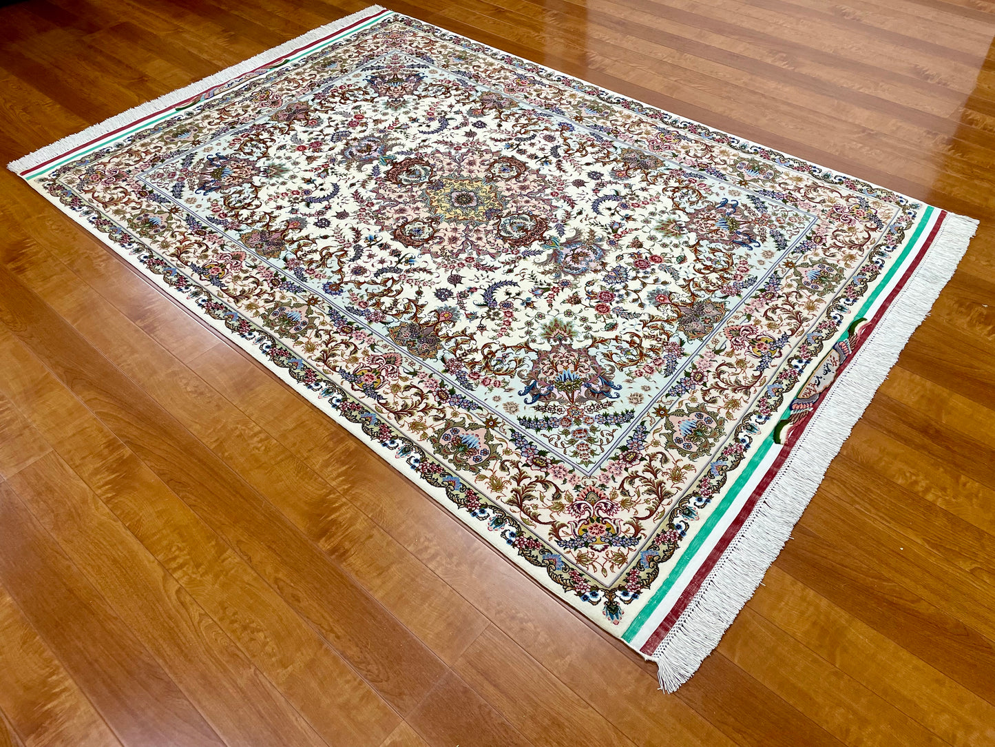 【オンライン限定】タブリーズ バーゲル・ハシェムザーデ工房 210cm x 152cm TS14796