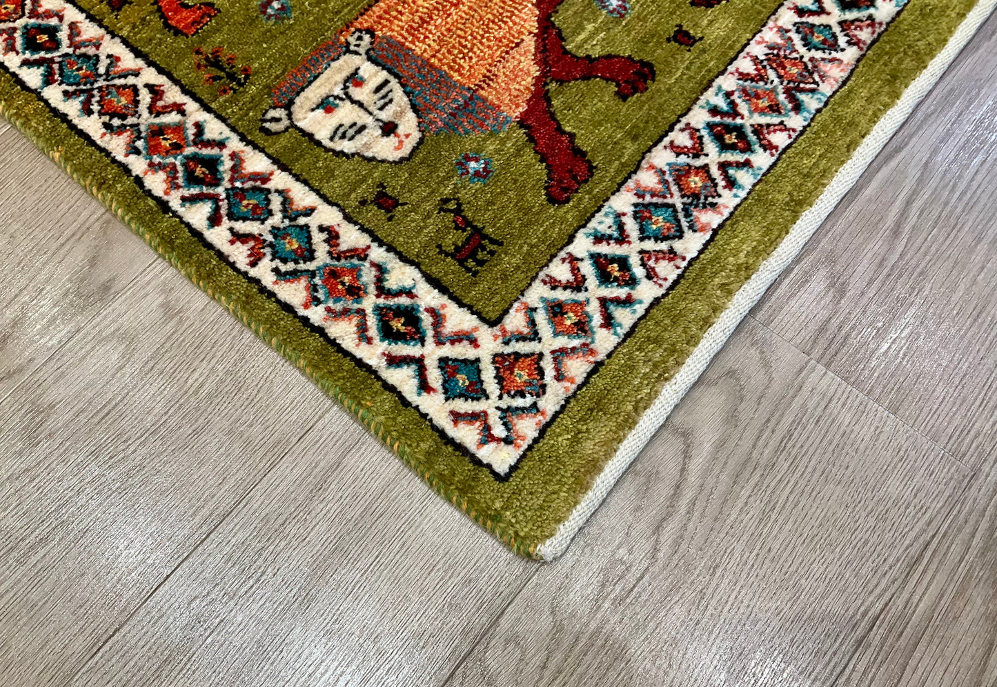 カシュクリギャッベ 93cm x 56cm RJ16086