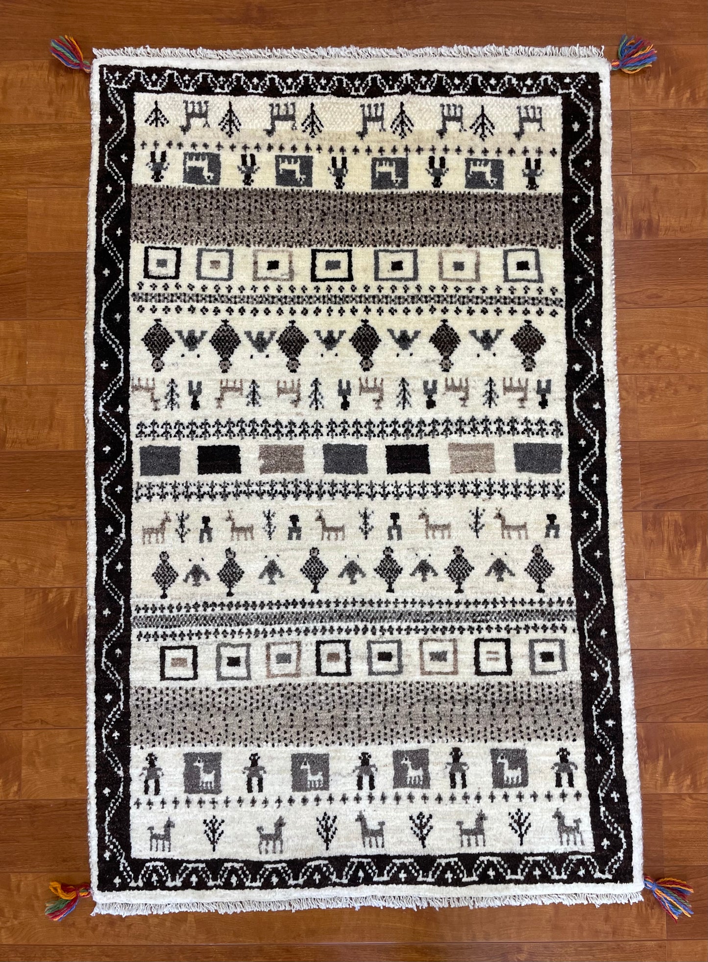 【オンライン限定】ギャッベ 123cm x 78cm RJ8736