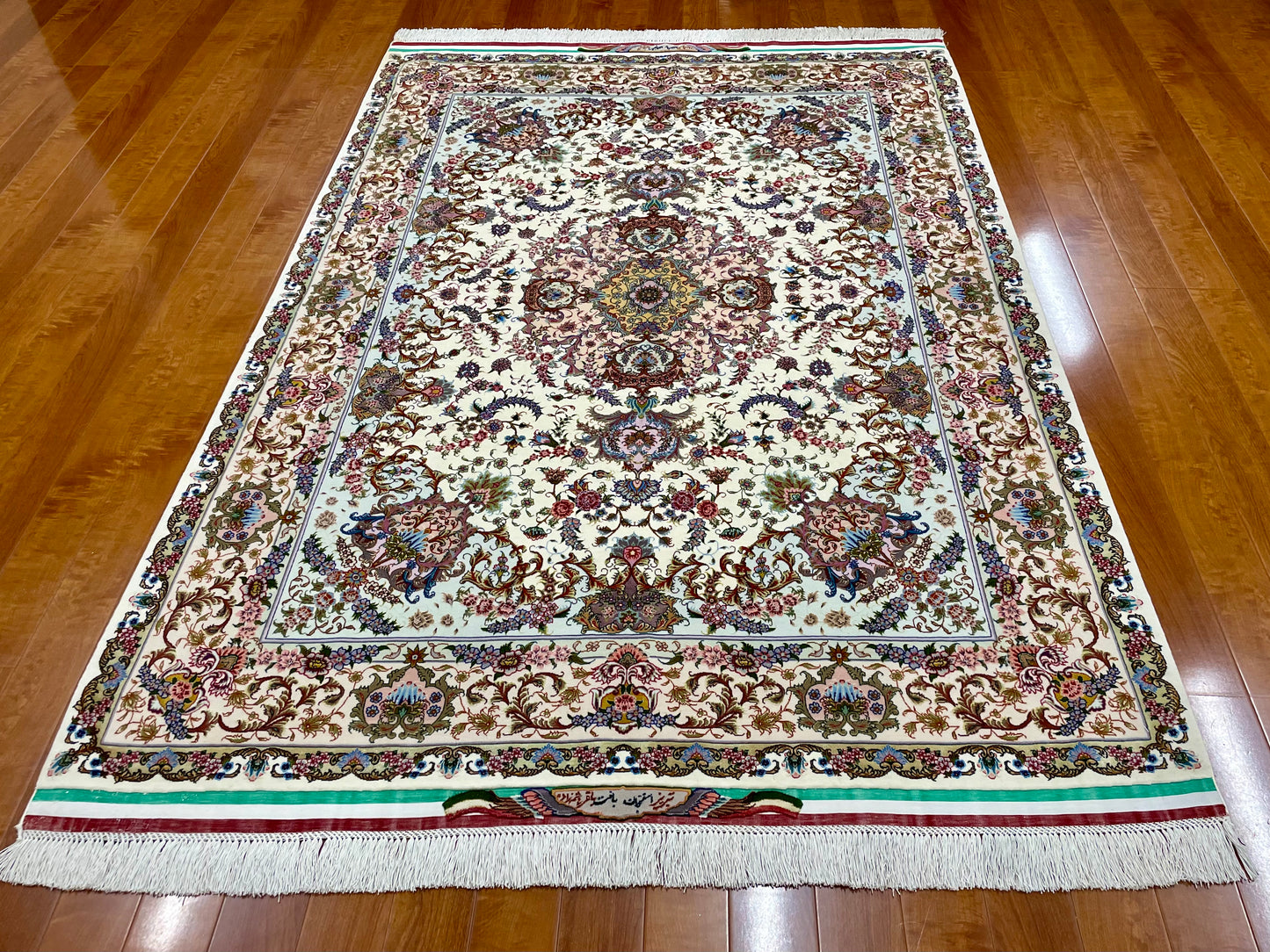 【オンライン限定】タブリーズ バーゲル・ハシェムザーデ工房 210cm x 152cm TS14796