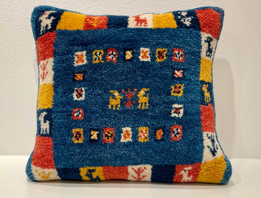 ギャッベクッション 39cm x 38cm AJ14824