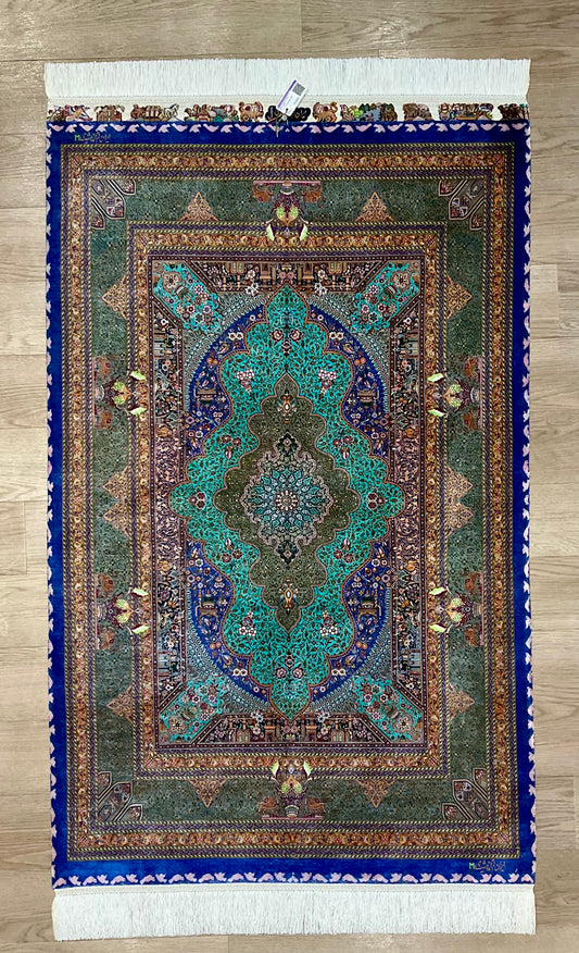 クム ジャムシーディ工房 160cm x 102cm JM248