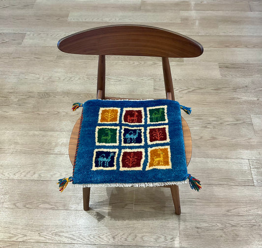 ギャッベ 42cm x 39cm T9863