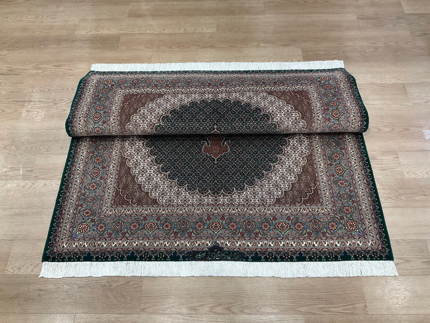 タブリーズ アブドラーヒ工房 200cm x 155cm PS7594