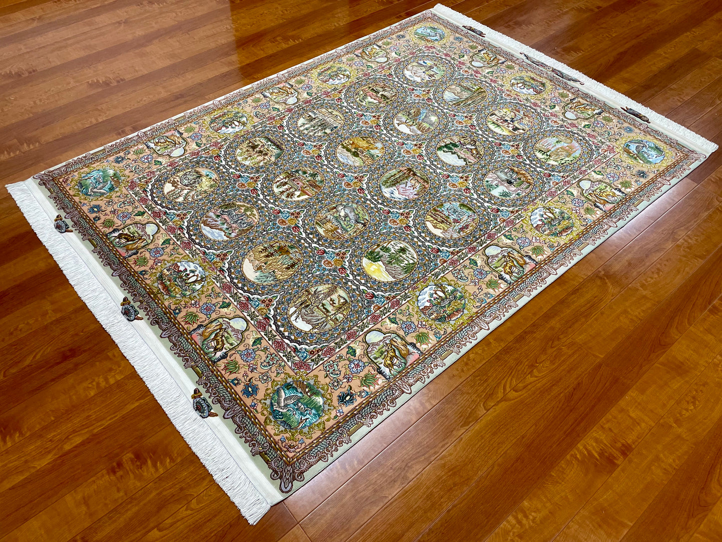 【オンライン限定】タブリーズ(70ラージ) サーレヒ工房 210cm x 150cm JM504