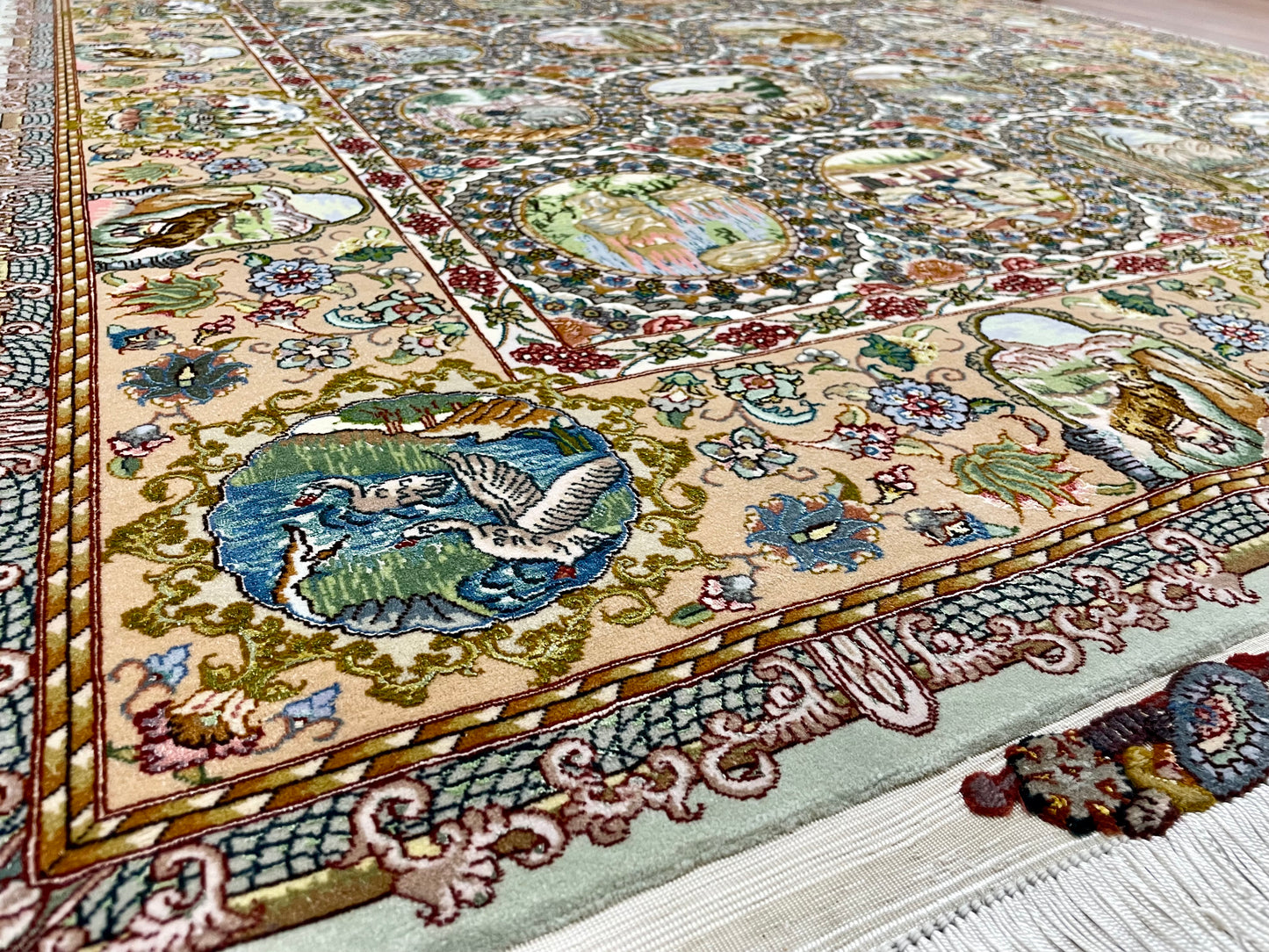 【オンライン限定】タブリーズ(70ラージ) サーレヒ工房 210cm x 150cm JM504