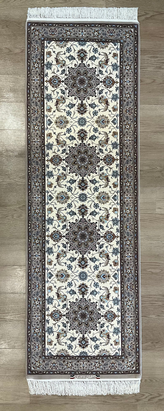 イスファハン ダーバリ工房 203cm x 64cm B6868