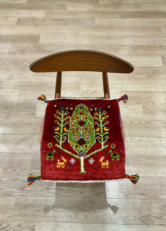 ギャッベ 50cm x 45cm Z2664