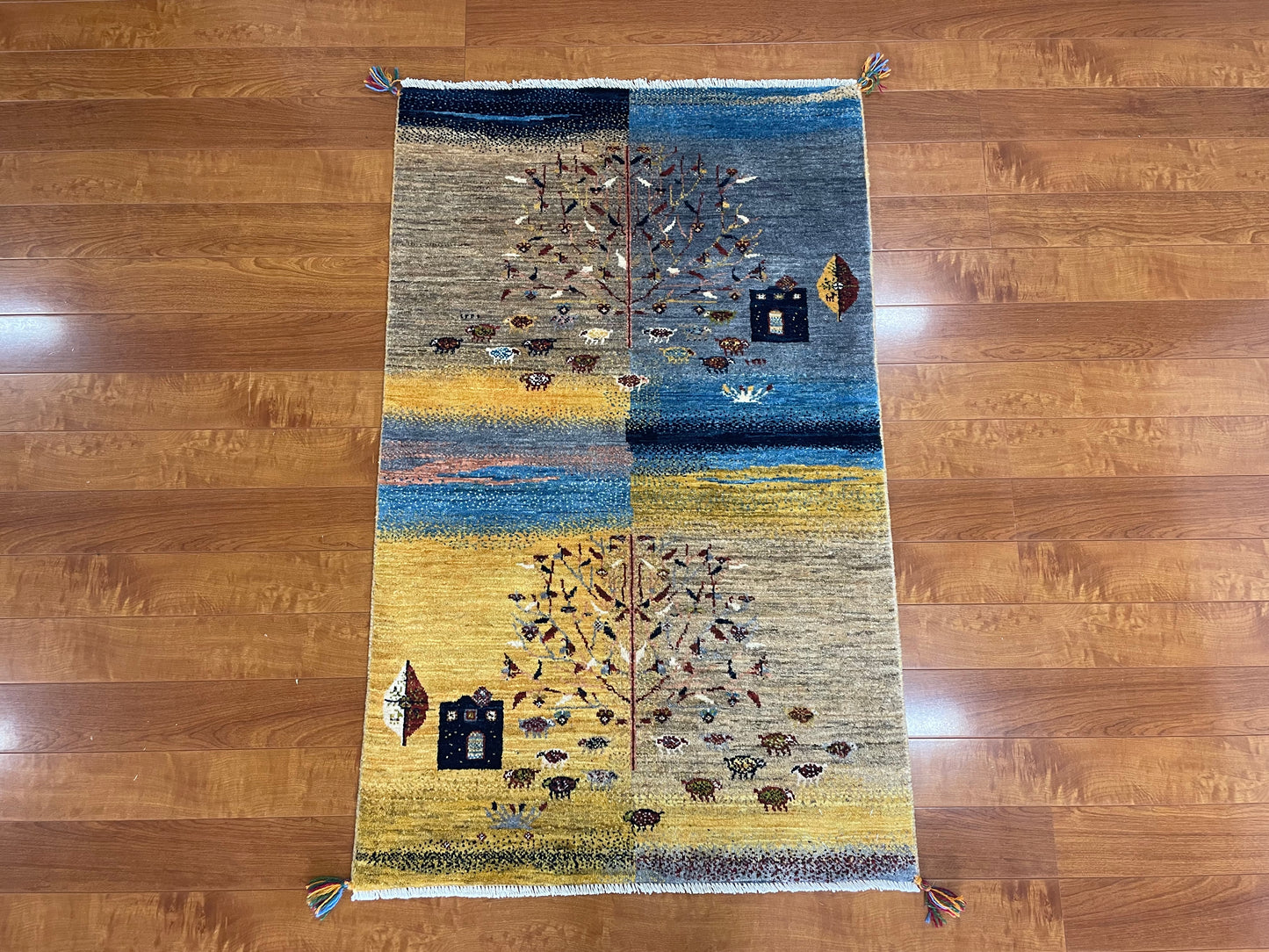 【オンライン限定】カシュクリギャッベ 133cm x 84cm RJ13010