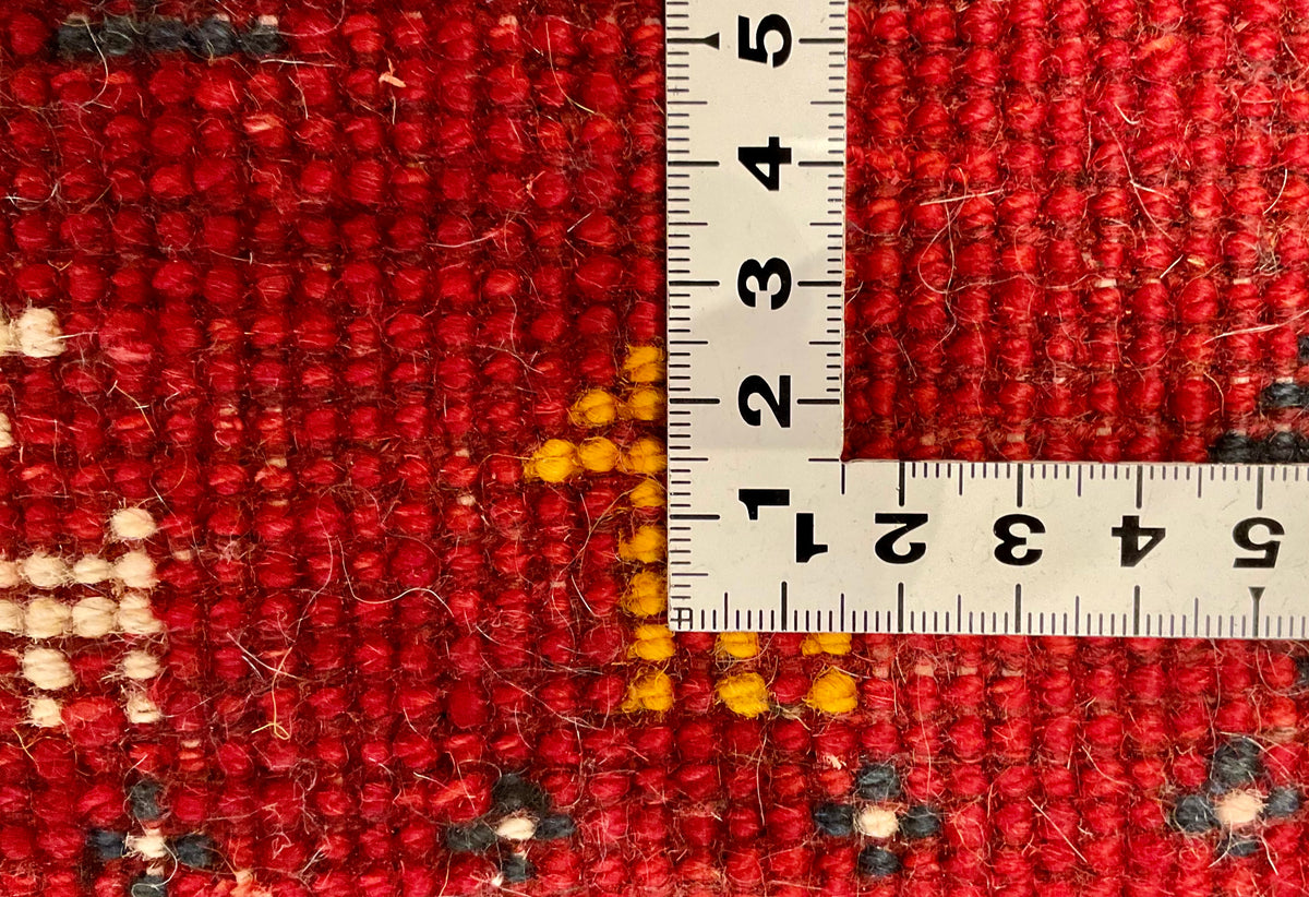 【福岡店】ギャッベ 41cm x 38cm Z3386