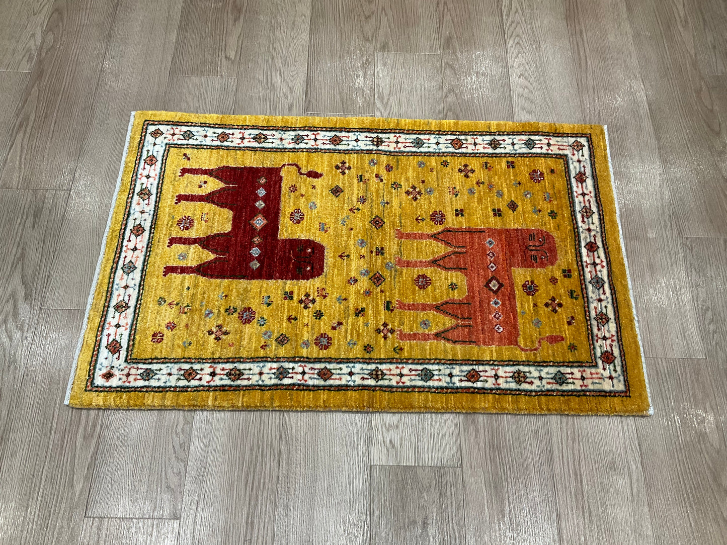 カシュクリギャッベ 100cm x62cm RJ16090