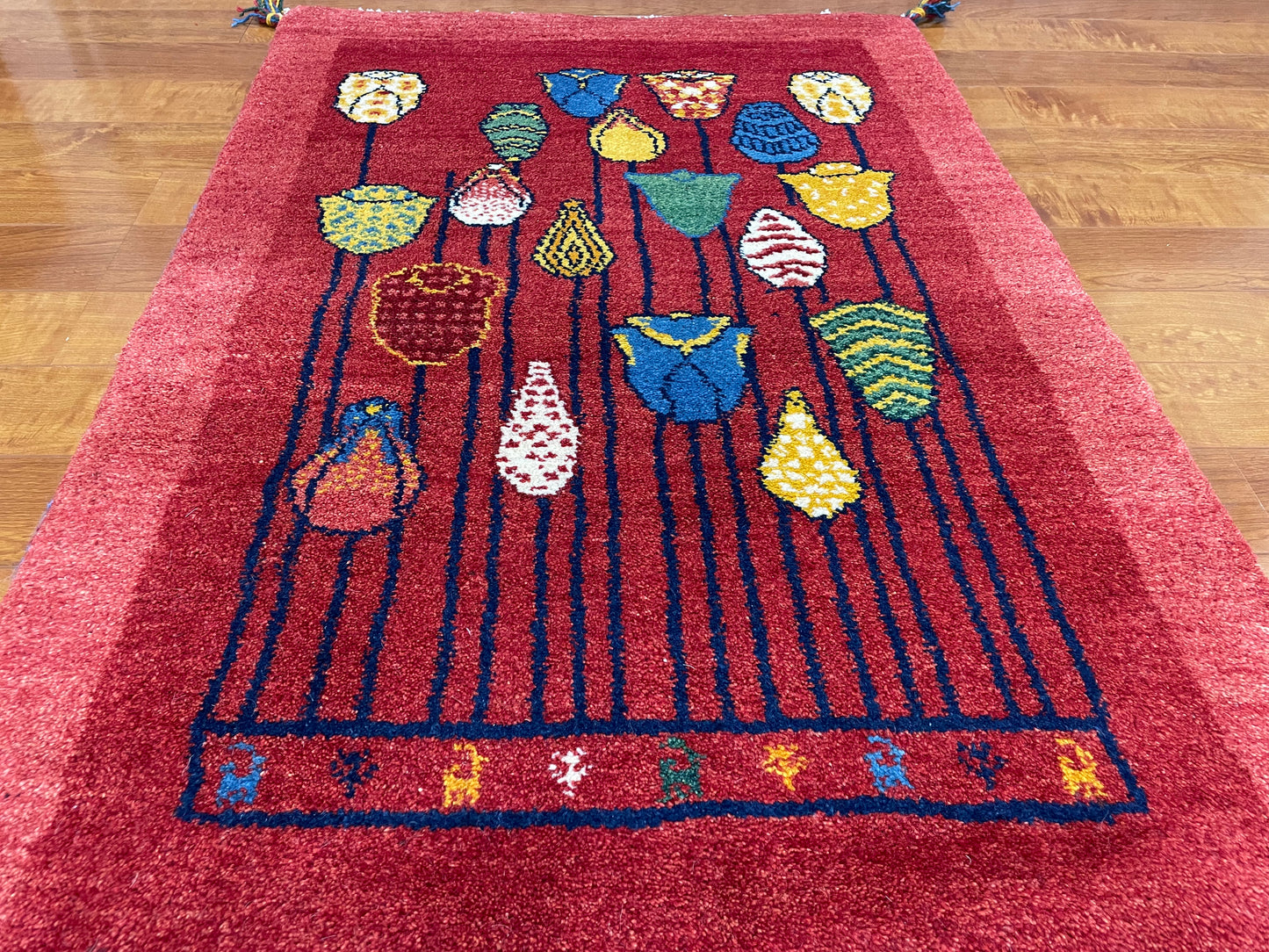 【オンライン限定】ギャッベ 123cm x 85cm RJ12781