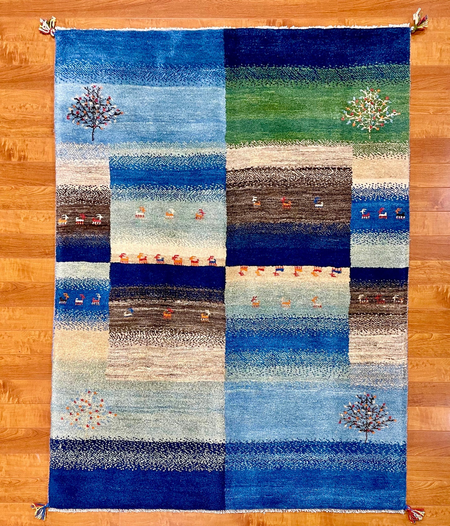 【オンライン限定】ギャッベ 200cm x 148cm RJ2079
