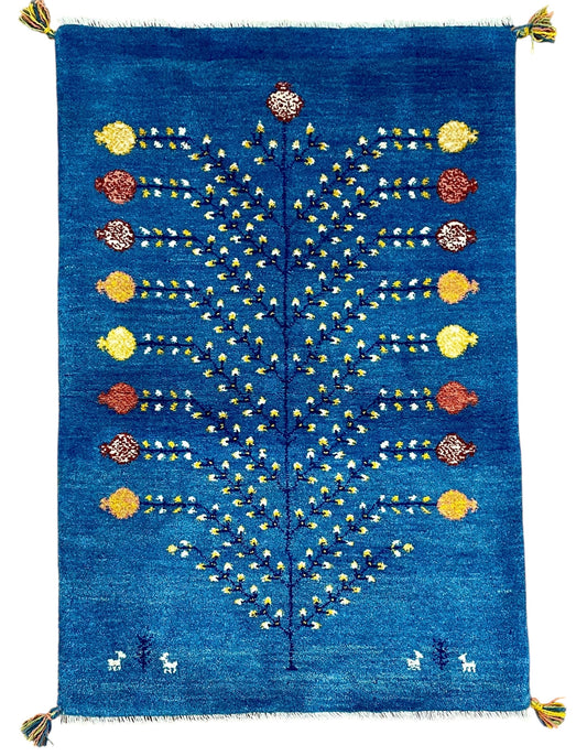 【オンライン限定】ギャッベ 122cm x 82cm RJ9708