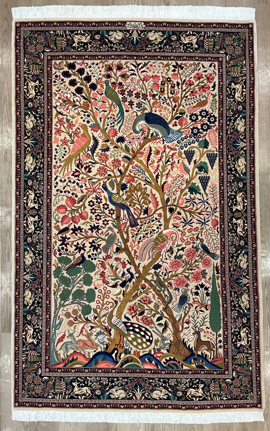 カシャーン(カシャン) 210cm x 134cm PS8633