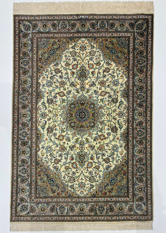 【千葉店】カシャーンシルク ファッラー工房 118cm x 79cm PS655