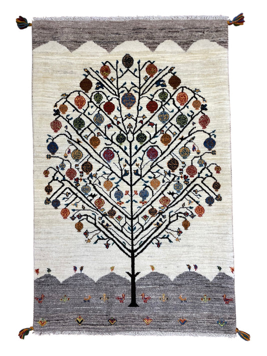 【オンライン限定】カシュクリギャッベ 120cm x 85cm RJ11415