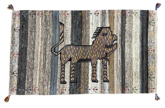 【オンライン限定】カシュクリギャッベ 140cm x 82cm RJ4712