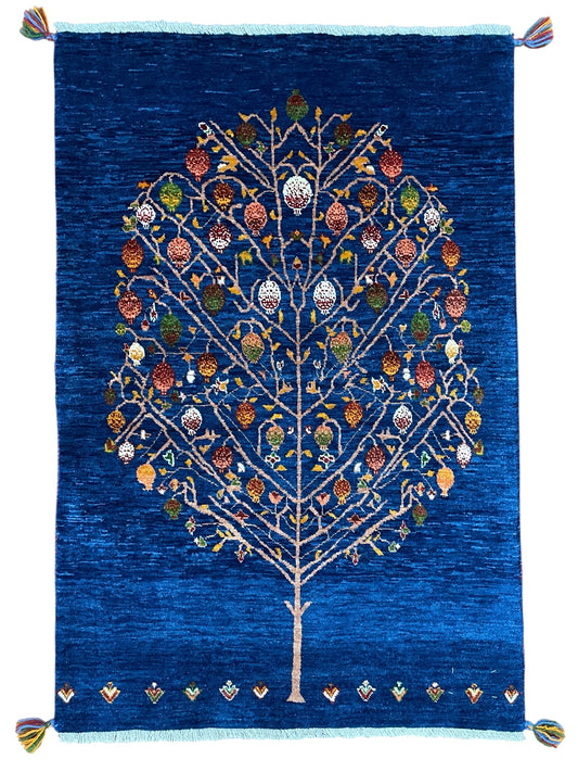 【オンライン限定】カシュクリギャッベ 128cm x 84cm RJ7685