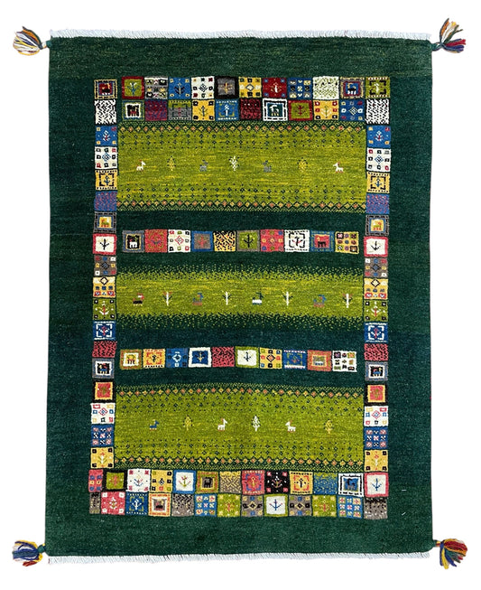 【オンライン限定】カシュクリギャッベ 108cm x 82cm RD12426