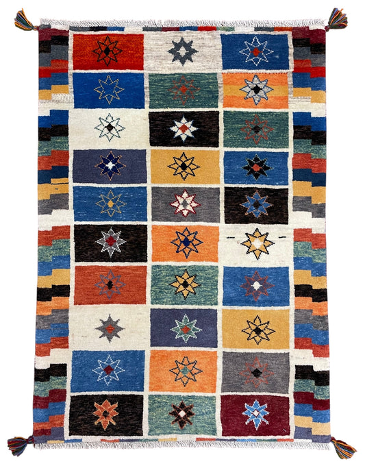 【オンライン限定】カシュクリギャッベ 117cm x 84cm RJ12423