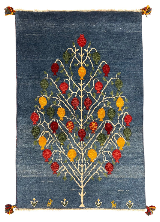 【オンライン限定】ギャッベ 125cm x 83cm RJ12811