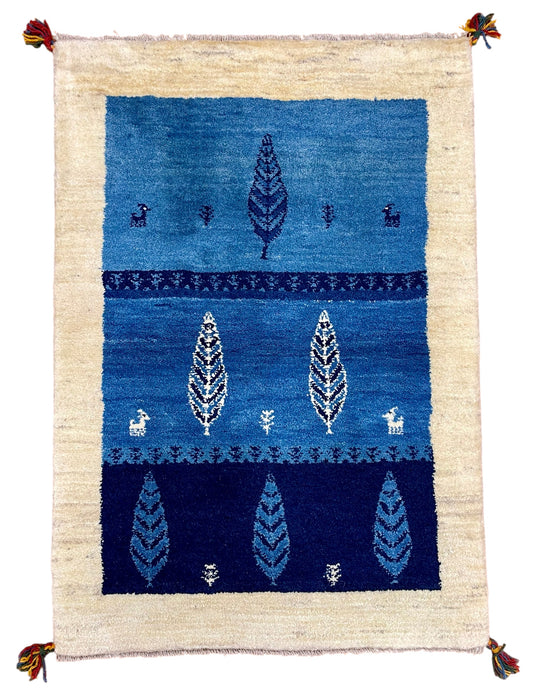 【オンライン限定】ギャッベ 117cm x 82cm RJ12805