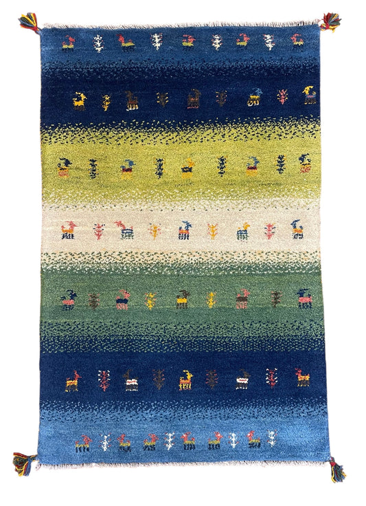 【オンライン限定】ギャッベ 133cm x 80cm RJ11186