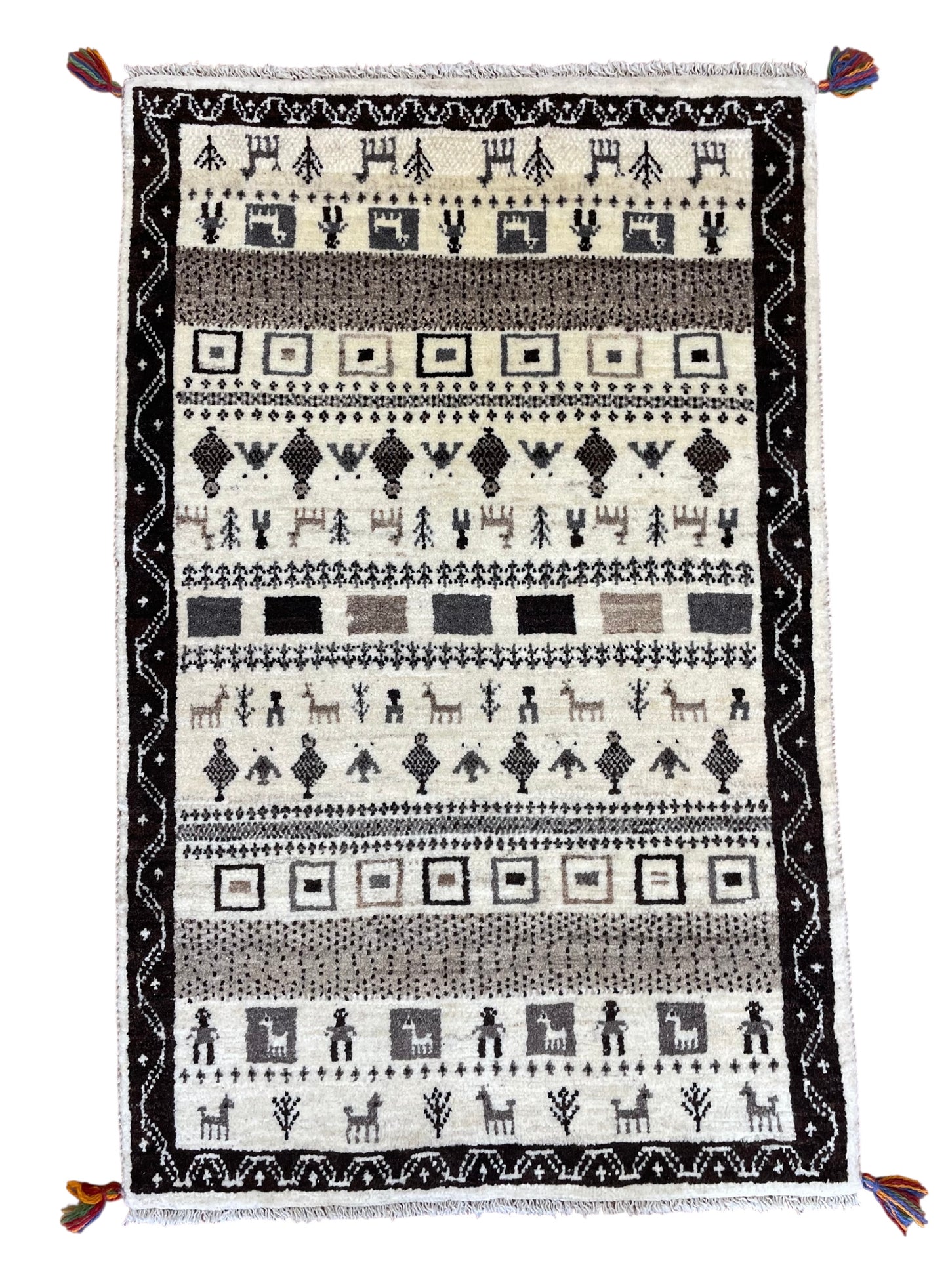 【オンライン限定】ギャッベ 123cm x 78cm RJ8736