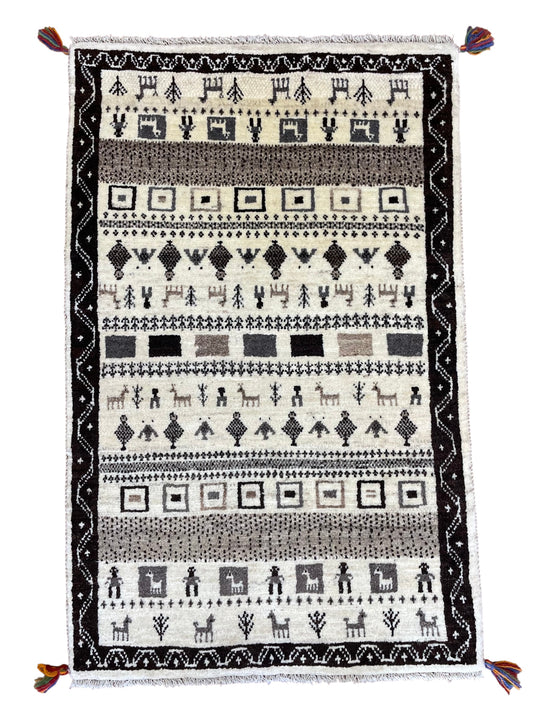 【オンライン限定】ギャッベ 123cm x 78cm RJ8736