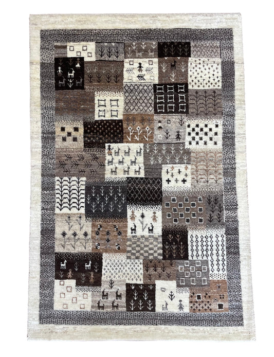 【オンライン限定】カシュクリギャッベ 123cm x 82cm BT13431