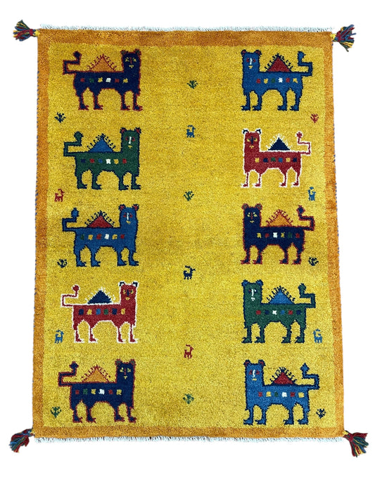 【オンライン限定】ギャッベ 120cm x 88cm RJ14796