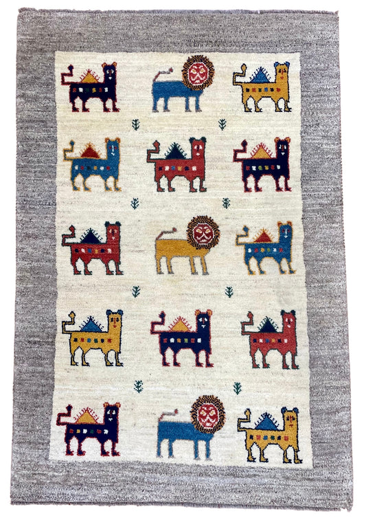 【オンライン限定】ギャッベ 182cm x 120cm RJ13106