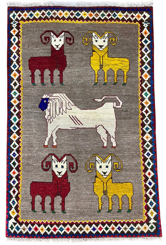 【オンライン限定】ギャッベ アマレバフト 160cm x 105cm RJ12705