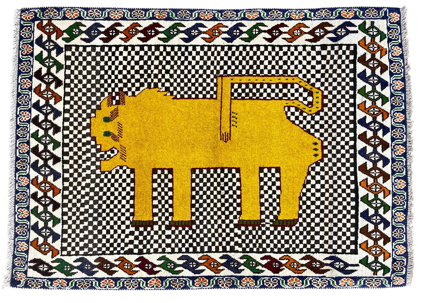 【オンライン限定】ギャッベ アマレバフト 155cm x 110cm RJ12701