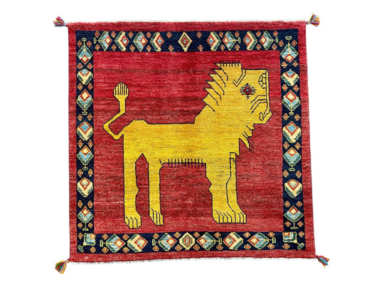 【オンライン限定】ギャッベ アマレバフト 116cm x 118cm RJ12413