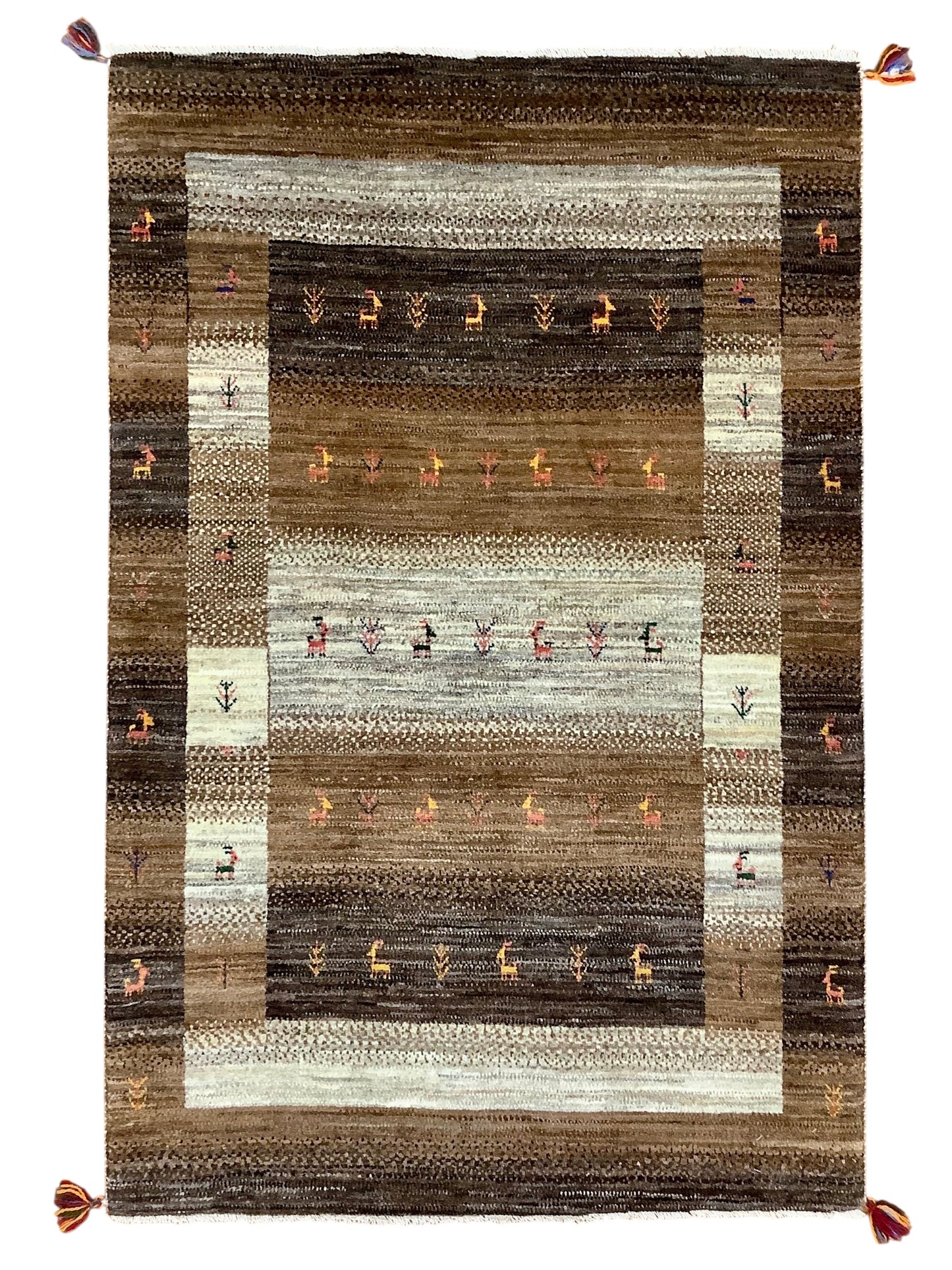 【オンライン限定】カシュクリギャッベ 155cm x 102cm RJ3103