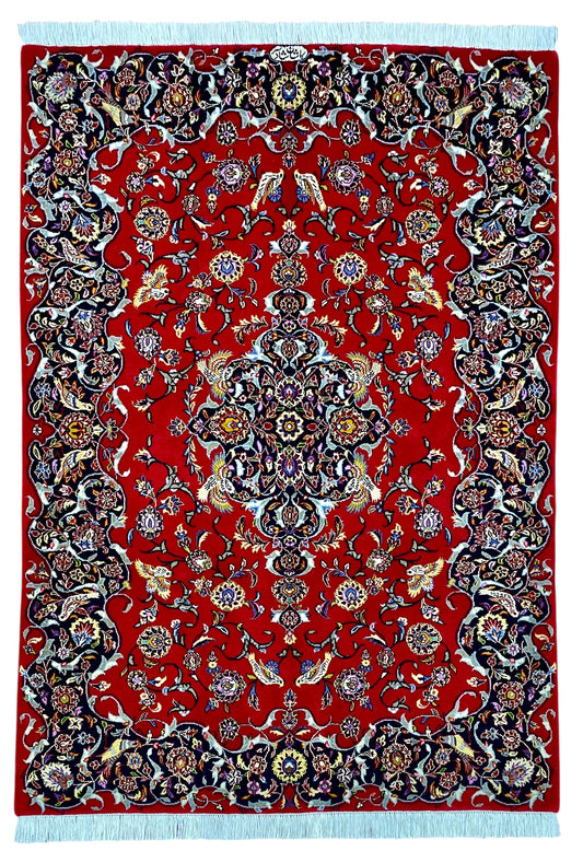 【オンライン限定】カシャーン (カシャン) シャッドサル工房 205cm x 140cm NT15426