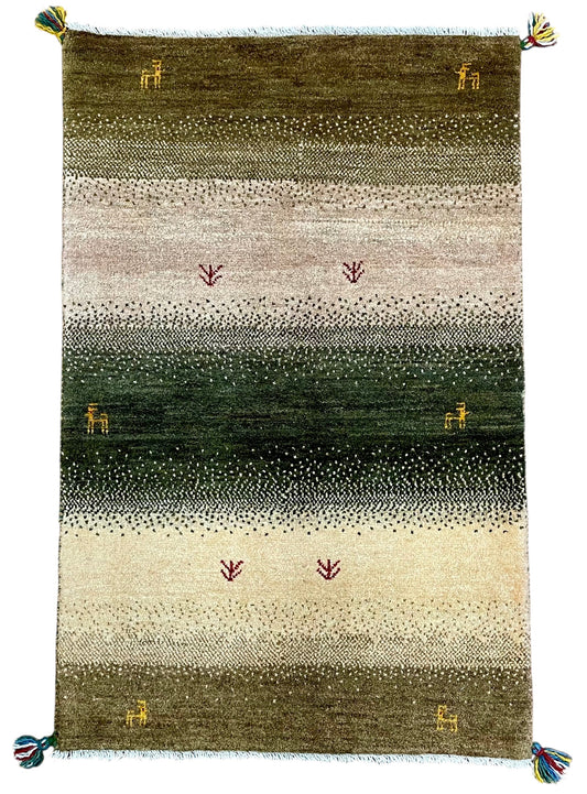 【オンライン限定】ギャッベ 120cm x 78cm BB19084